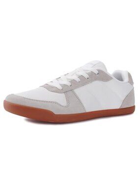 Wide Toe Box Zero Drop Barefoot Sneakers Suede Mesh Casual